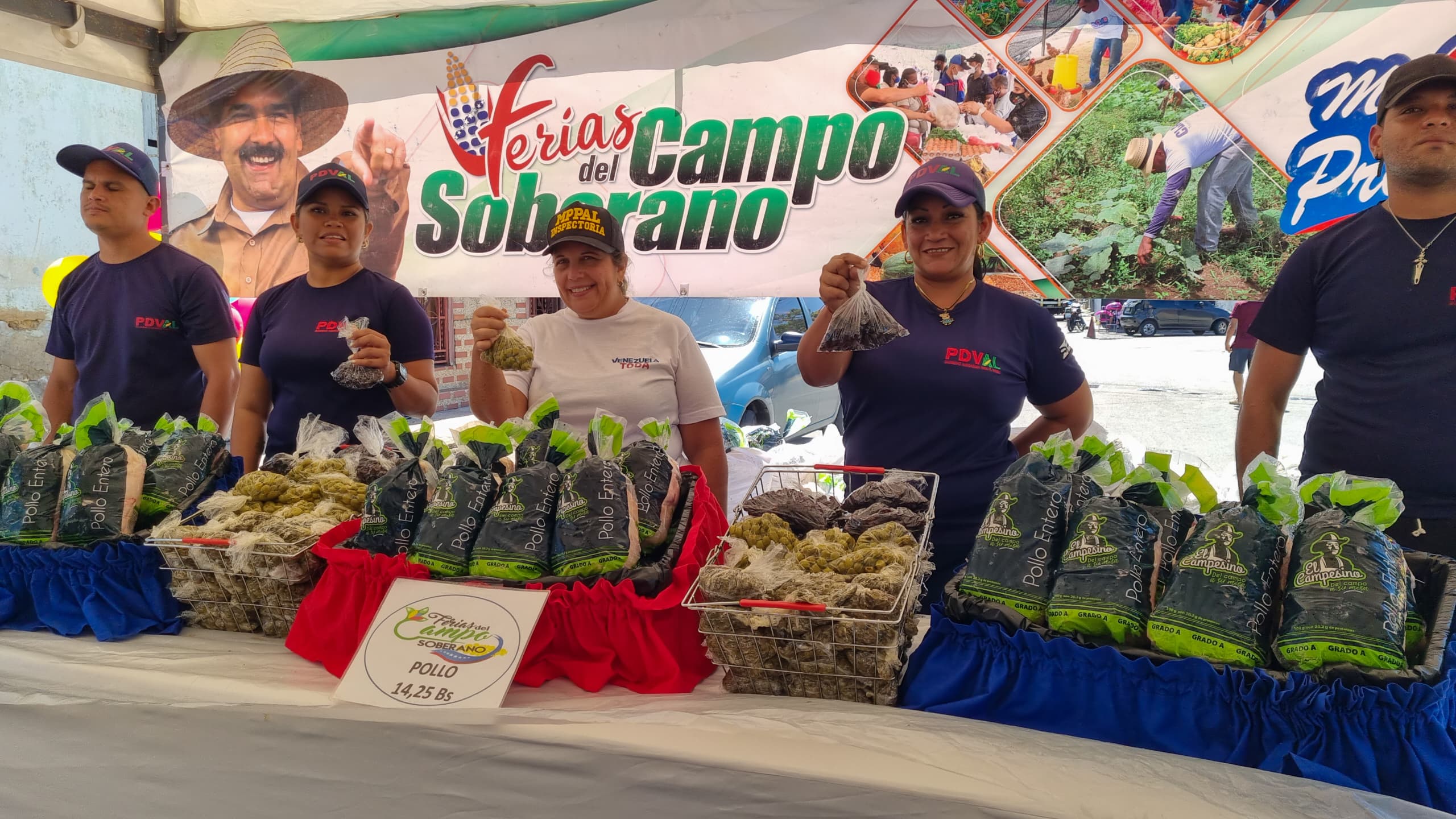 La Foire de Campo Soberano distribue des protéines à Cumaná