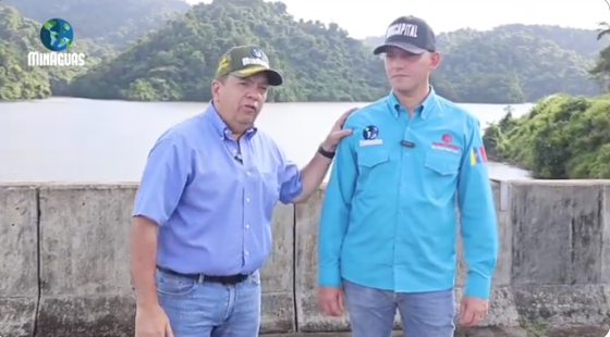 La réhabilitation du réservoir El Guapo à Miranda est inspectée