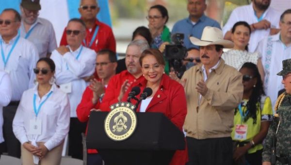 Le président du Honduras célèbre deux ans de gouvernement