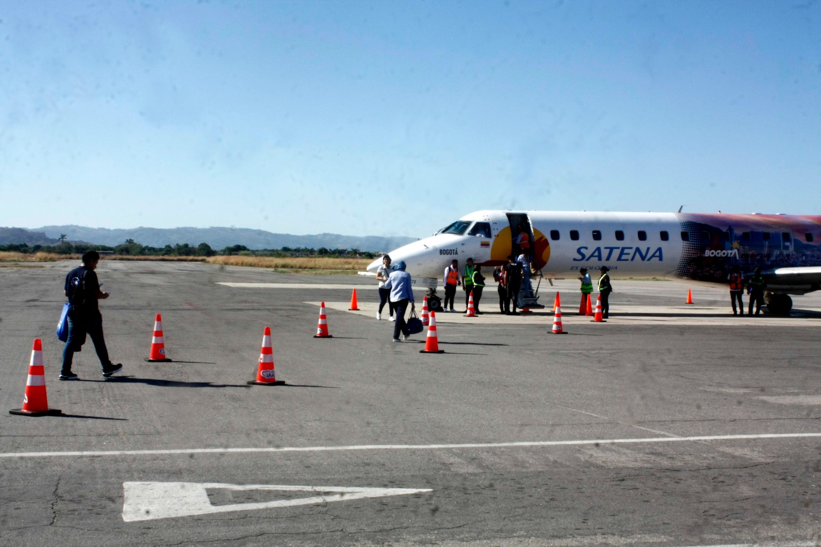 Le vol inaugural Bogota-Valence est arrivé à l'aéroport Arturo Michelena