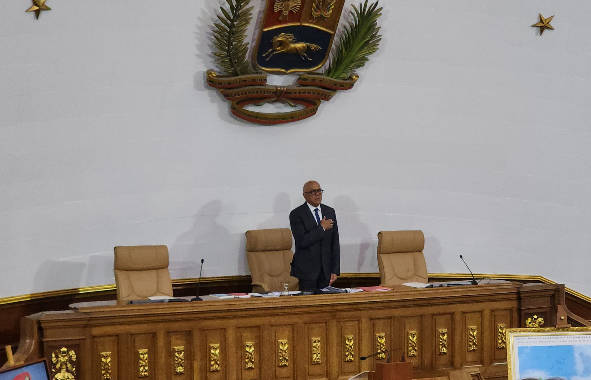 Les députés ratifient Jorge Rodríguez comme président du Parlement