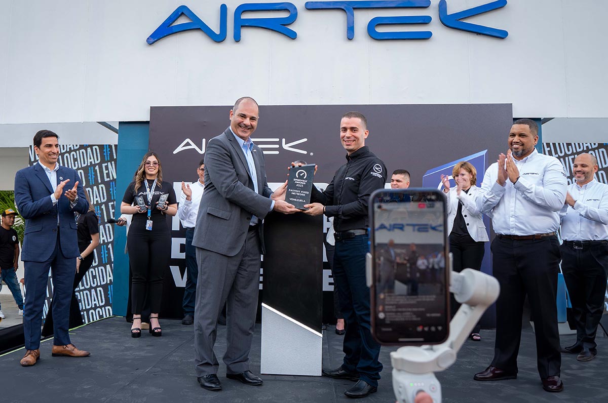 Ookla reconnaît Airtek comme le réseau Internet fixe le plus rapide de tout le Venezuela