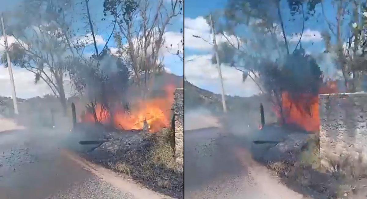 Un incendio forestal en Sopó le costó la vida a un reconocido bombero. Foto: Youtube