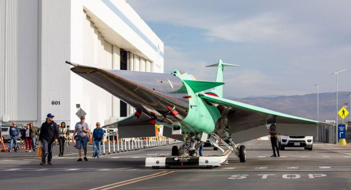 Avión supersónico. Foto: Twitter @NASA