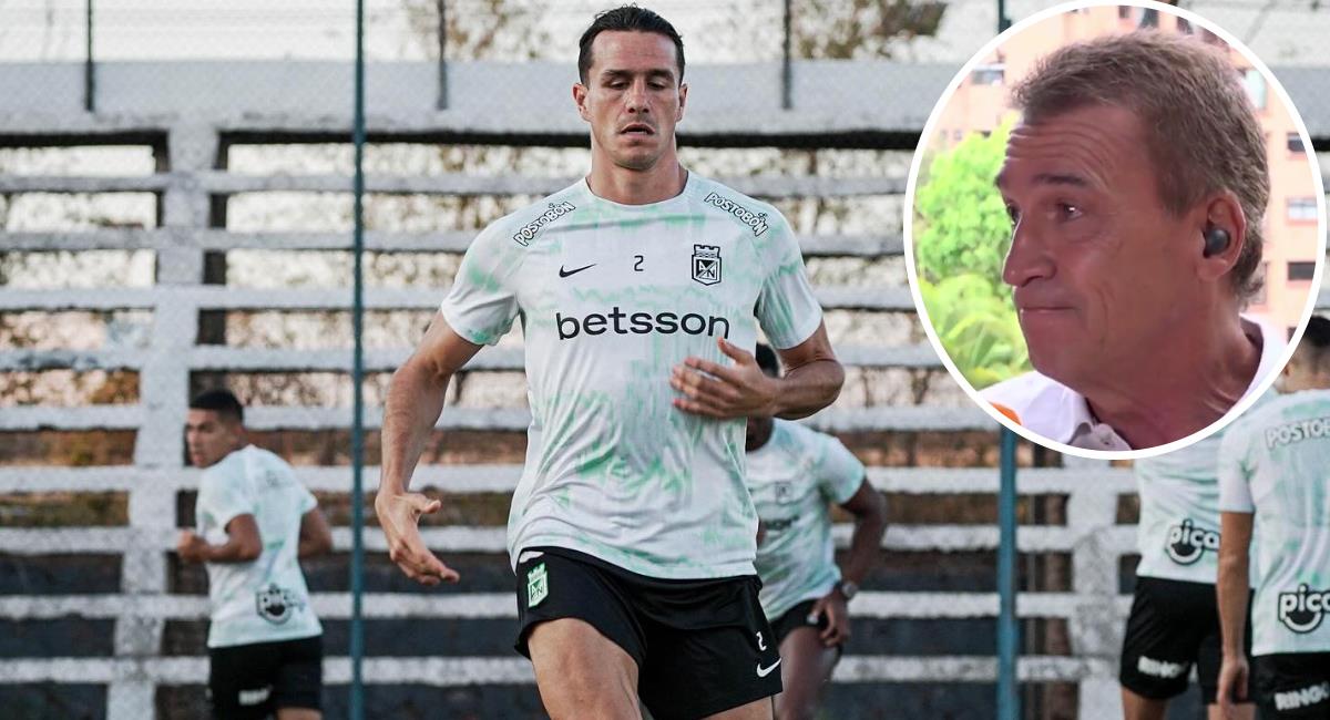 Bernardo Espinosa llegó a principios de 2024 a Atlético Nacional. Foto: Facebook Atlético Nacional/Twitter: @WinSportsTV