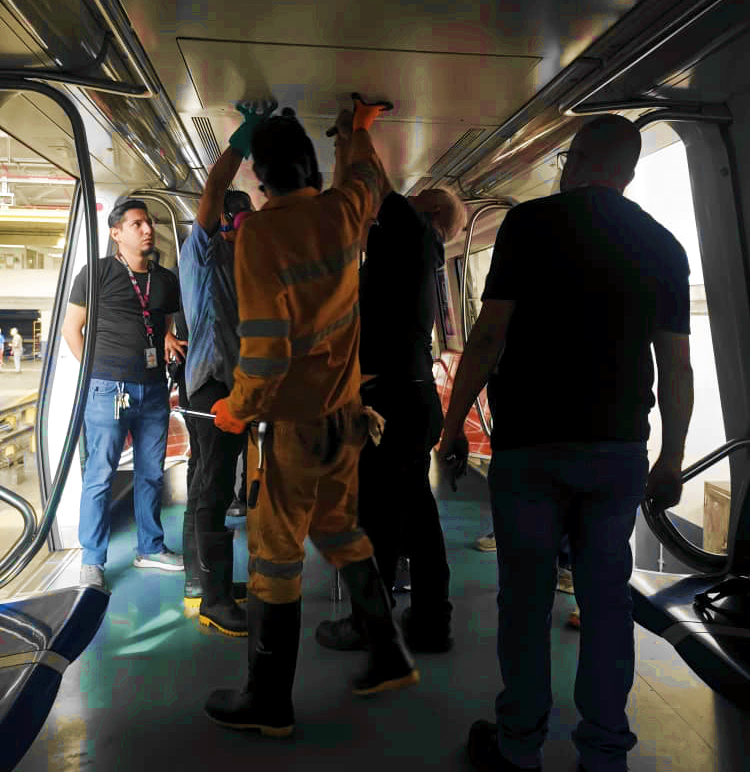 Début de la récupération des climatiseurs des rames de métro