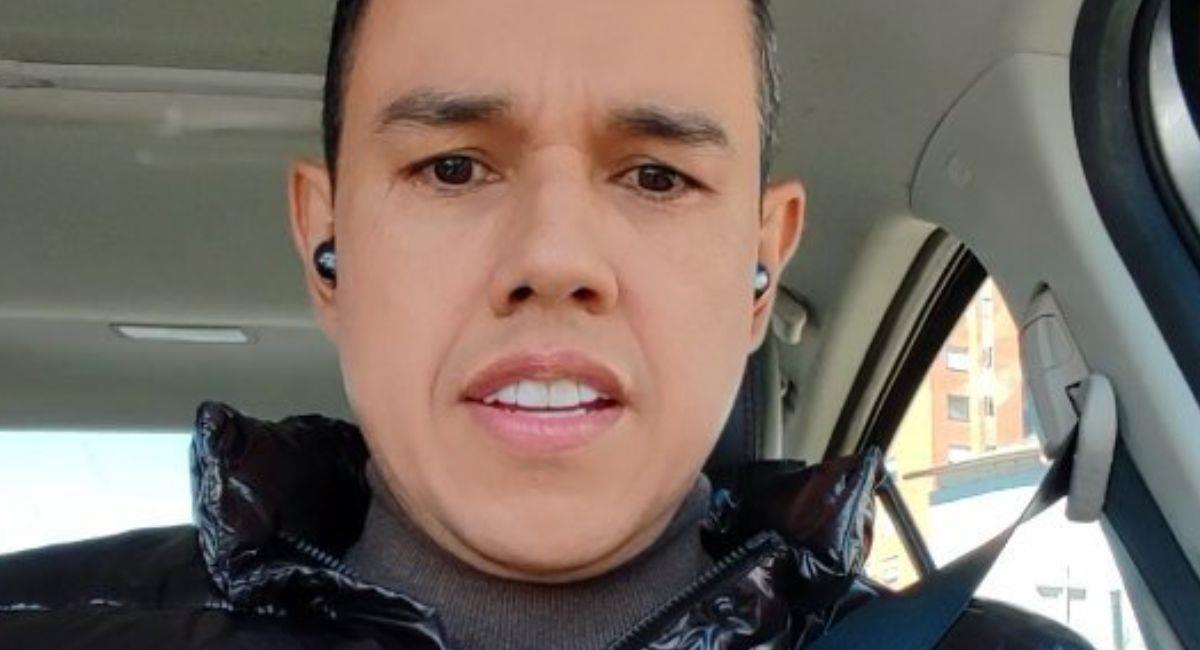Diego Guauque de nuevo en la televisión. Foto: Instagram @diego_reportero