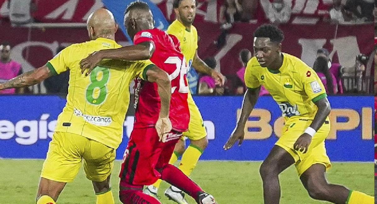 América no pudo romper el cerrojo leopardo en Cali. Foto: Facebook Atlético Bucaramanga