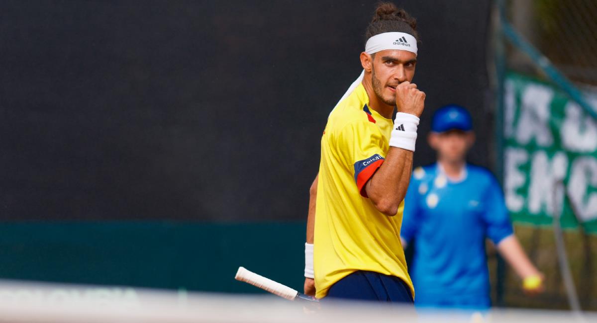Colombia definió ante Luxemburgo, un cupo al Grupo Mundial I de la Copa Davis. Foto: Twitter @fedecoltenis