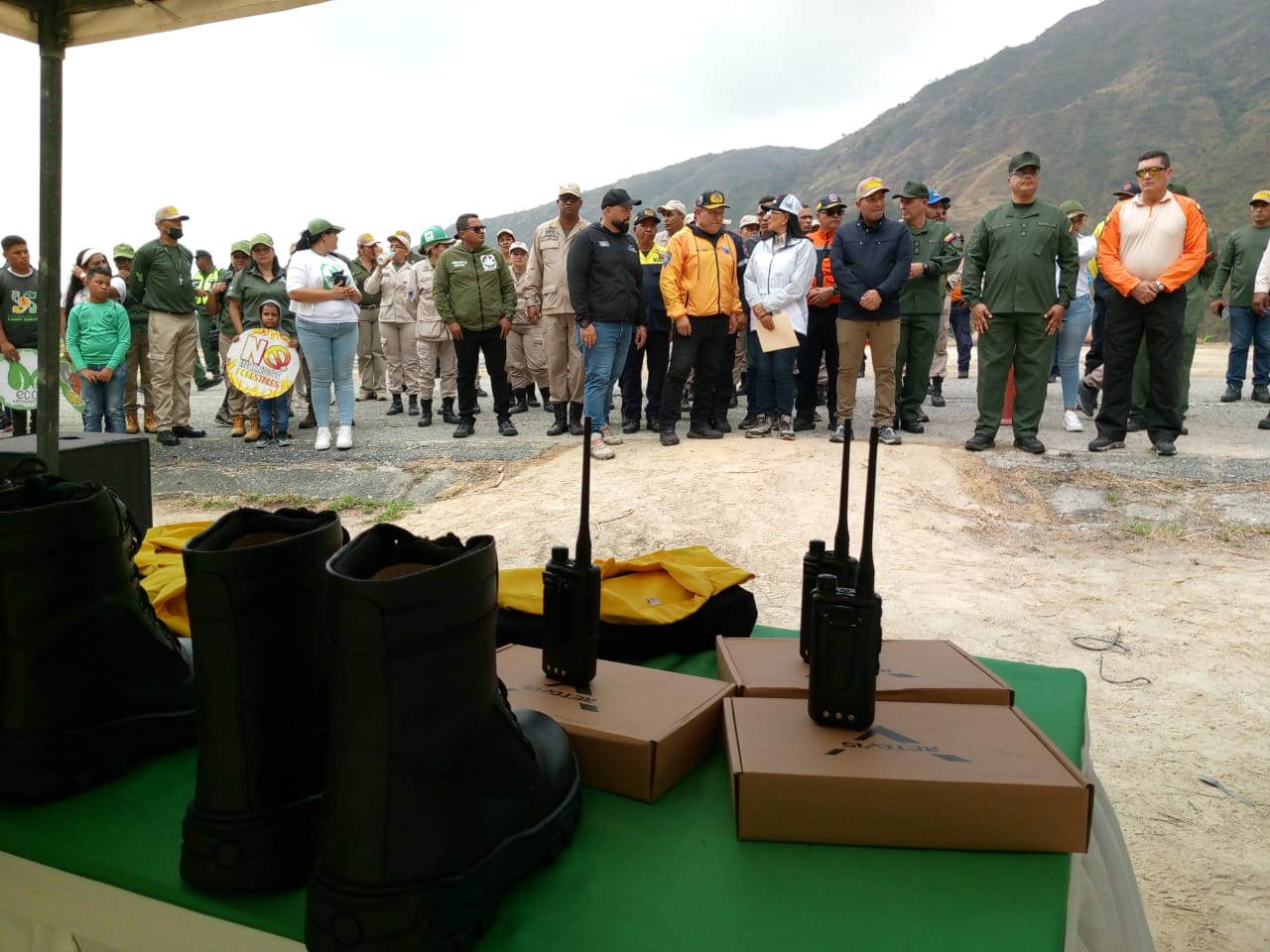 La gestion des risques à Aragua inaugure deux héliports chez Henri Pittier