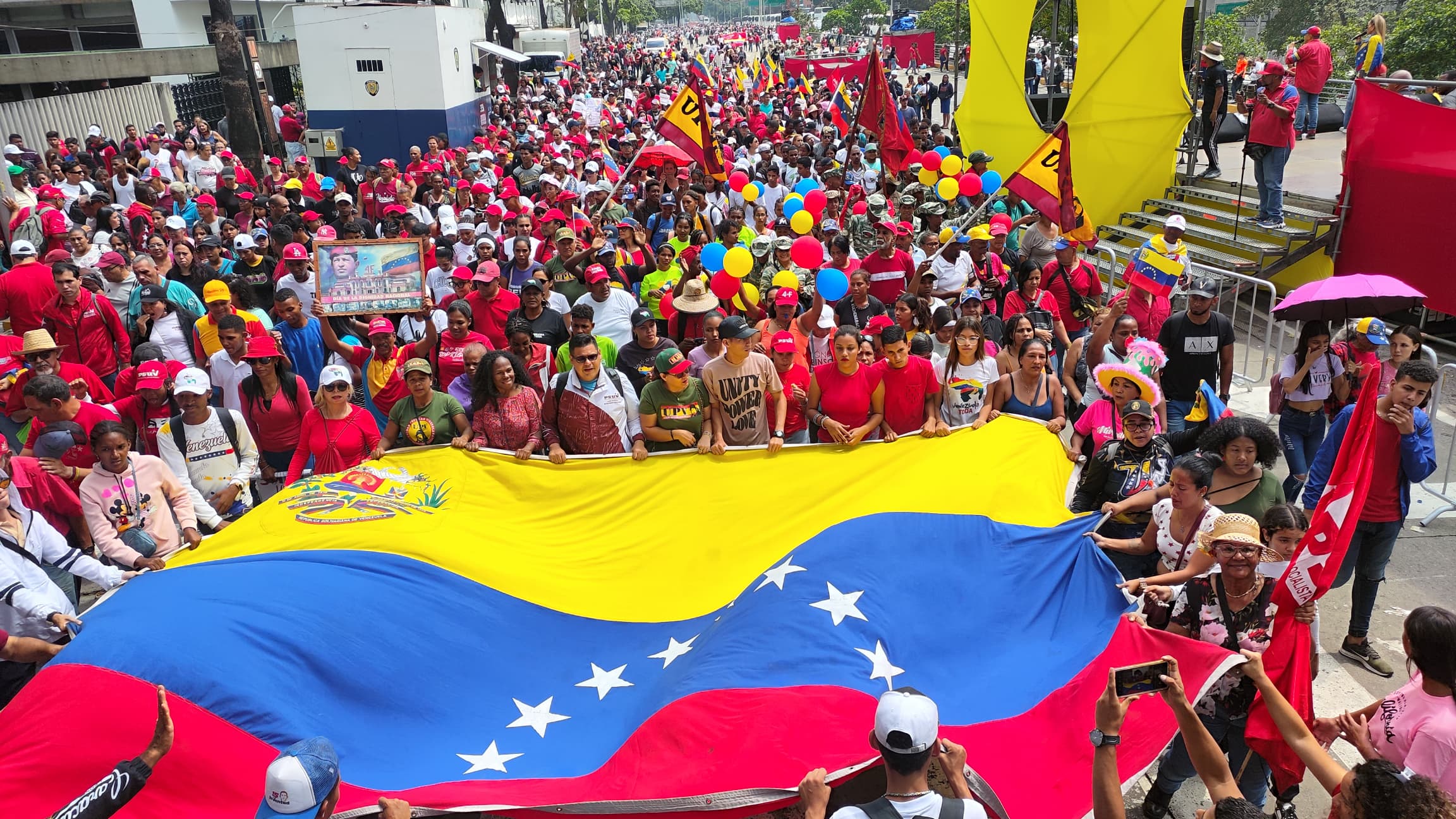 La grande caravane de la fureur bolivarienne est déjà à Caracas