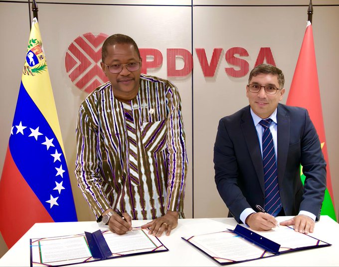 Le Venezuela et le Burkina Faso signent un accord sur les questions pétrolières