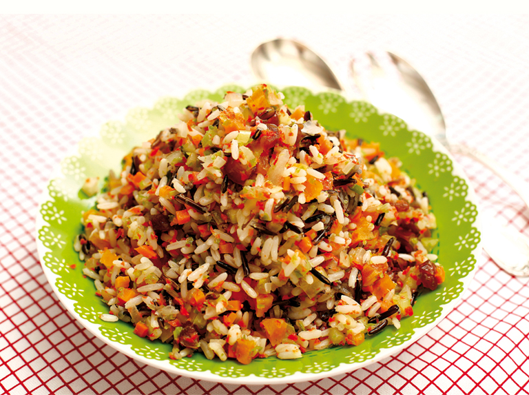 Riz mélangé au piment