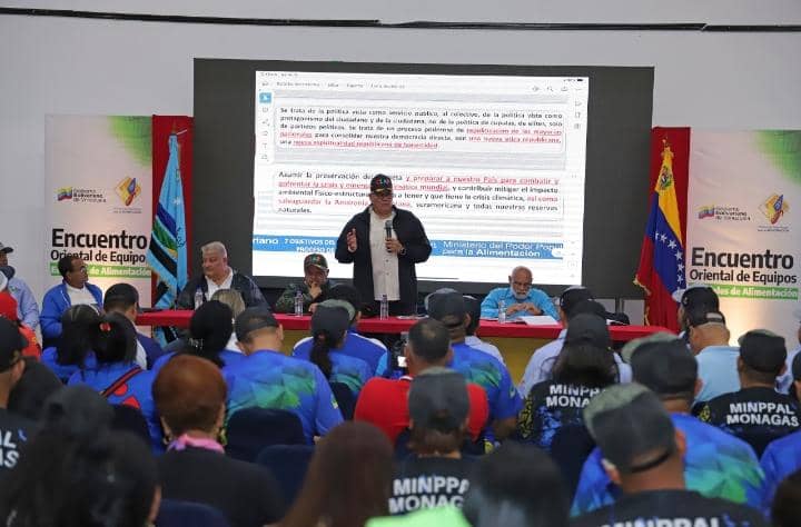 Tellería à Monagas : Nous devons réduire le déficit nutritionnel à zéro