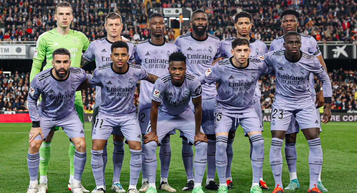Real Madrid rescató un empate ante Valencia. Foto: Facebook Real Madrid
