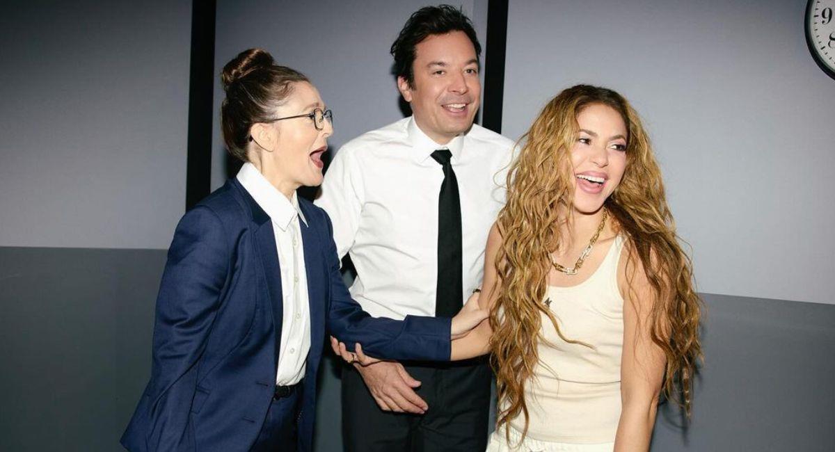 Shakira en Fallon To Night. Foto: Instagram @shakira