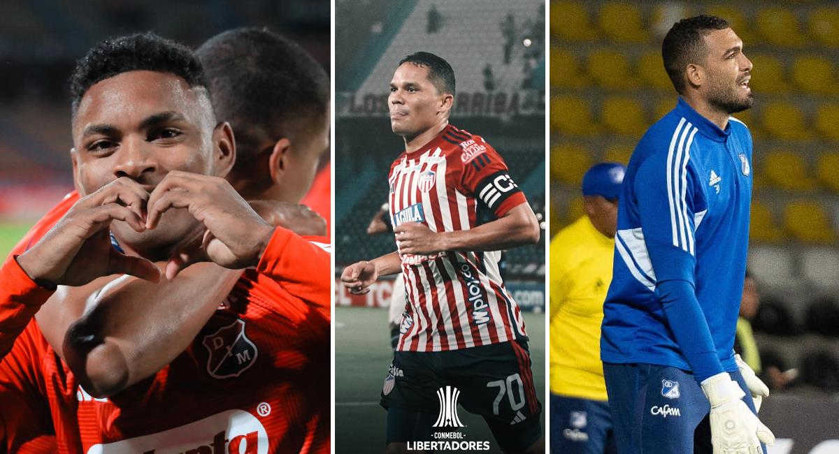 Balance de equipos colombianos en torneos Conmebol. Foto: Facebook DIM/Junior/Millonarios