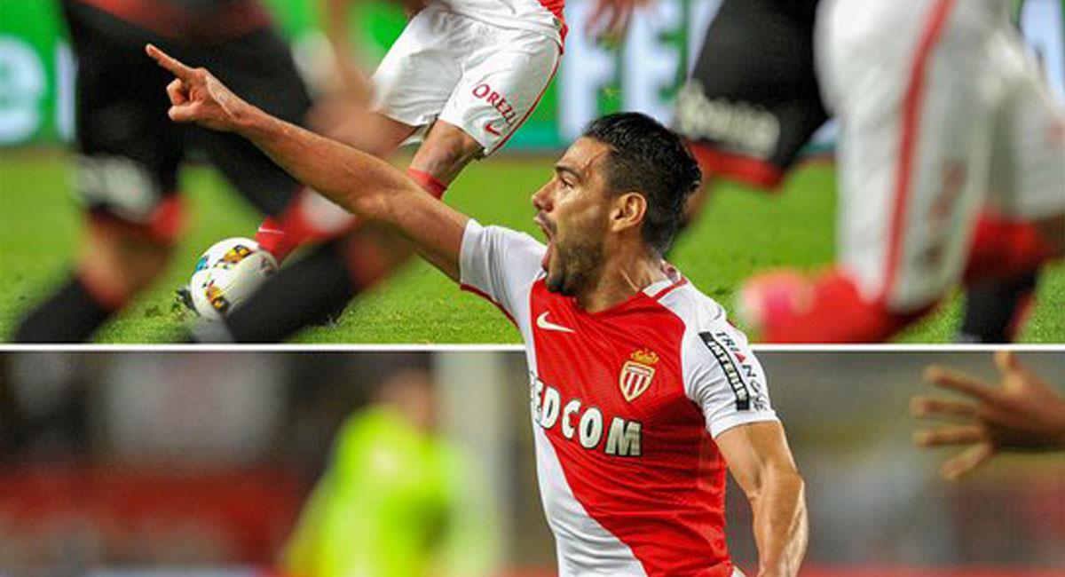 Falcao García es el más famoso goleador colombiano en el mundo. Foto: Twitter @Ligue1_ENG