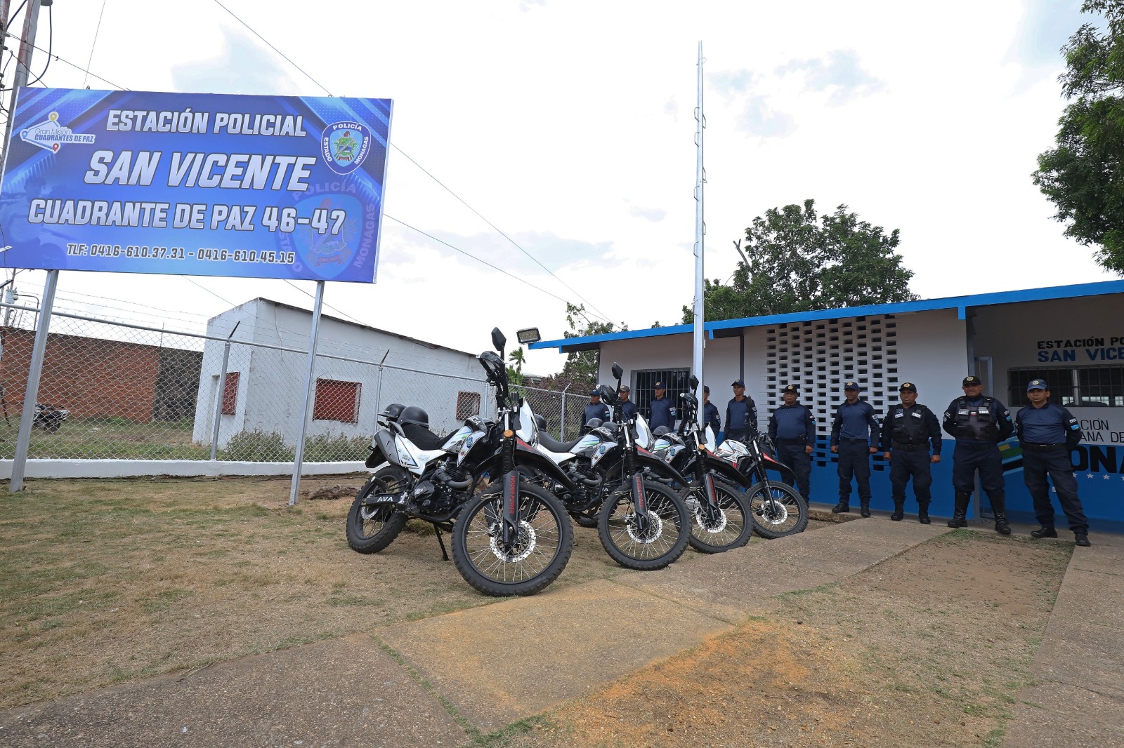 Le module de police bénéficiera à plus de 13 mille habitants de Maturín