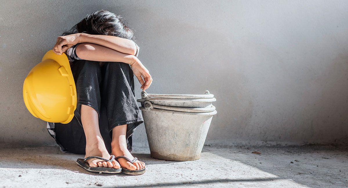 Trabajo en menores de edad. Foto: EFE