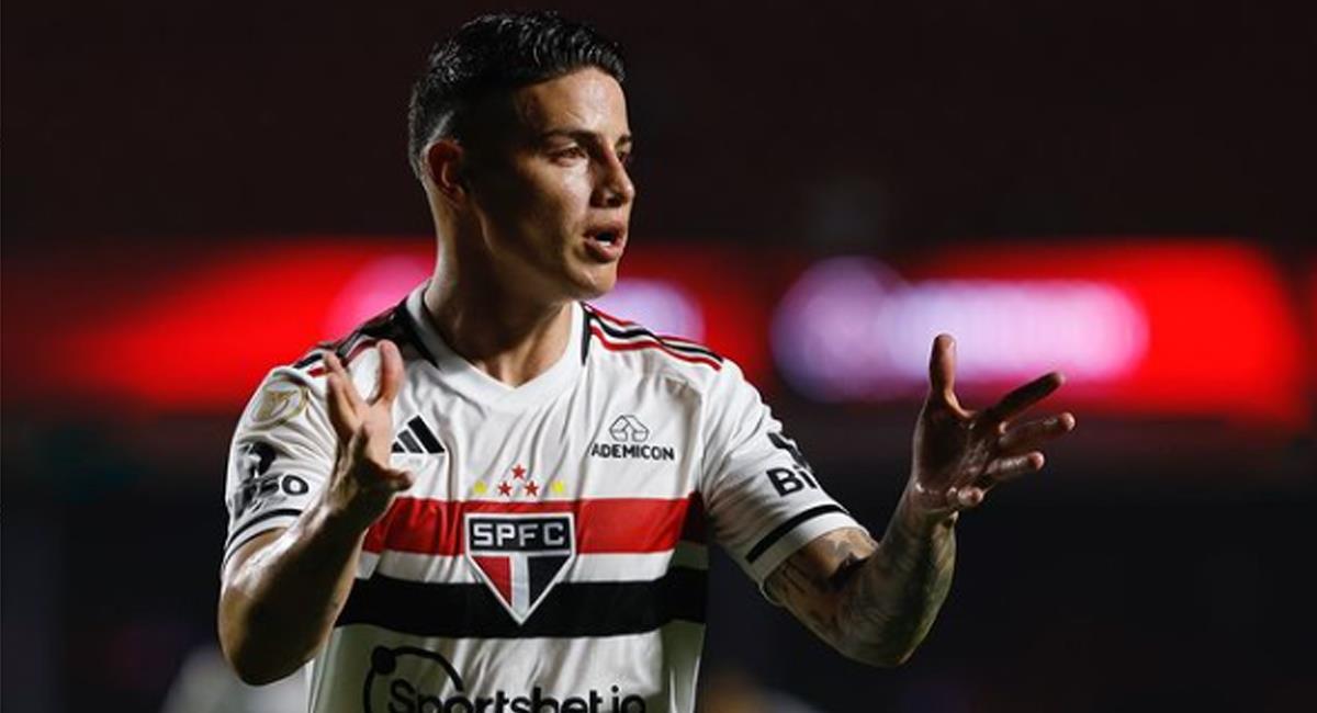 James Rodríguez saldría del Sao Paulo para regresar al futbol español. Foto: Instagram James Rodríguez