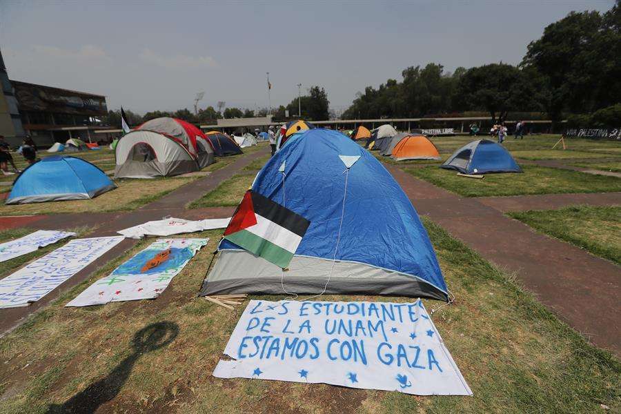 Les étudiants de l'UNAM au Mexique se joignent aux manifestations pro-palestiniennes