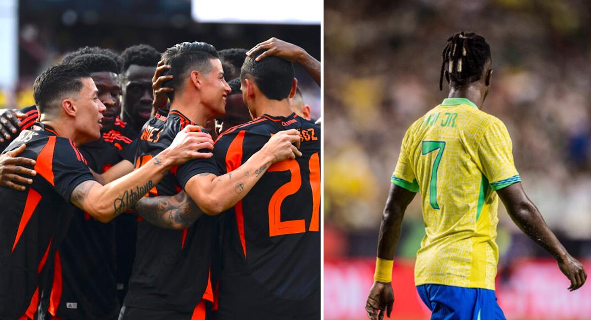 Colombia se enfrentará a Brasil en la tercera fecha de la Copa América. Foto: Twitter FCF / Selección de Brasil