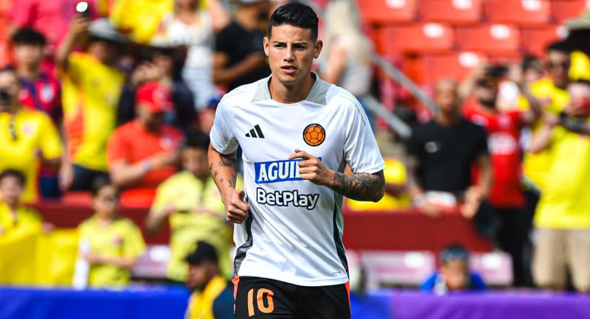 James Rodríguez es el cerebro de la Selección. Foto: Facebook FCF