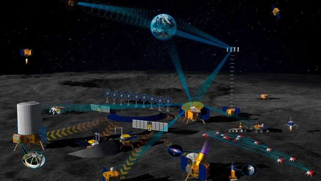 Station lunaire, base de l'expansion humaine