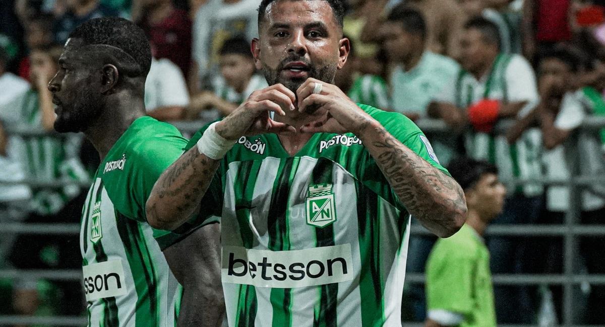 Edwin Cardona fue la figura de Atlético Nacional. Foto: Facebook Club Atlético Nacional Oficial
