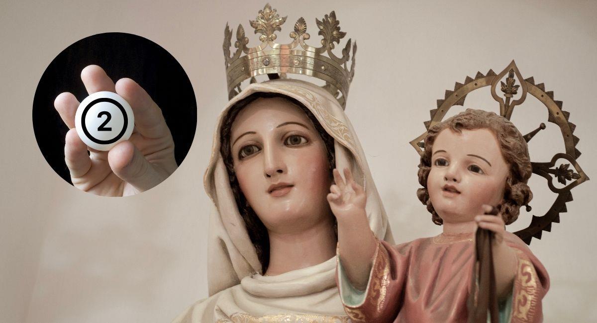 Los números de la Virgen del Carmen y Diomedes para ganar la lotería. Foto: Shutterstock