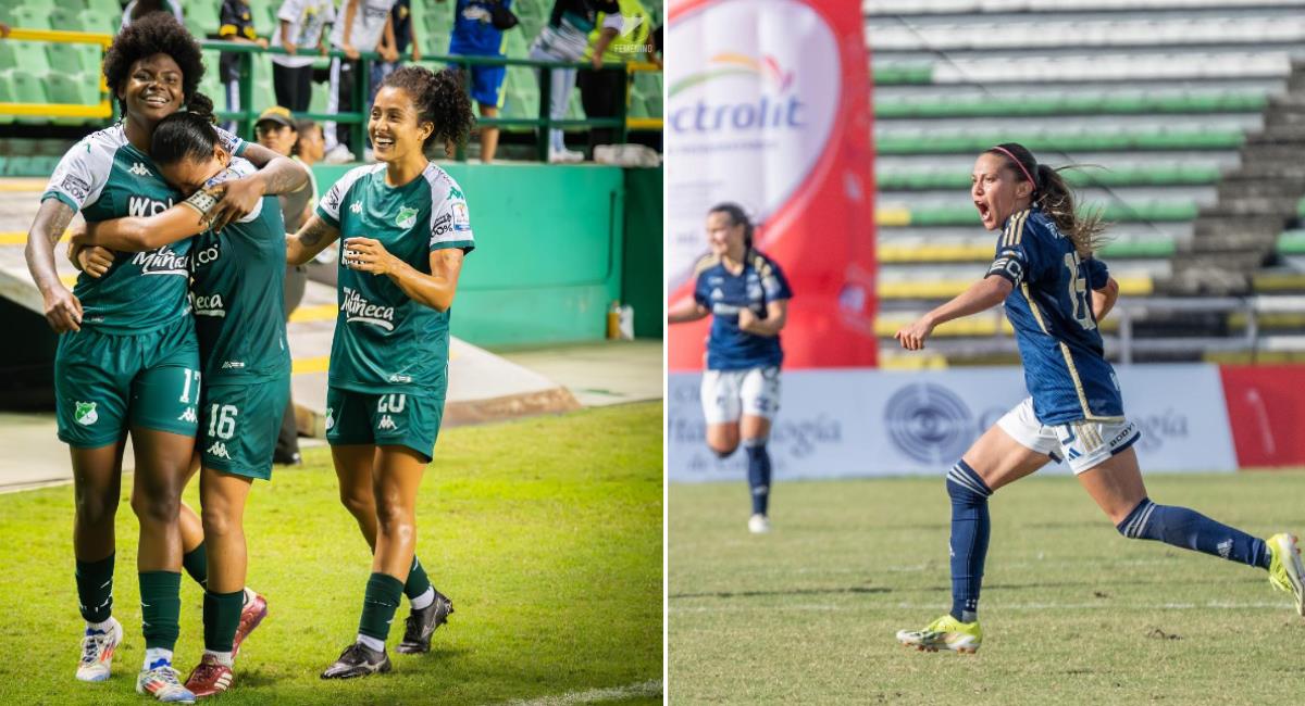 La Liga BetPlay Femenina avanza camino a la gran final. Foto: Facebook Deportivo Cali/Millonarios