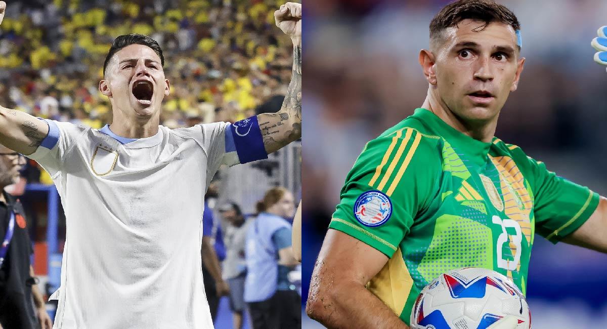 Colombia y Argentina se medirán por la final de la Copa América 2024. Foto: EFE