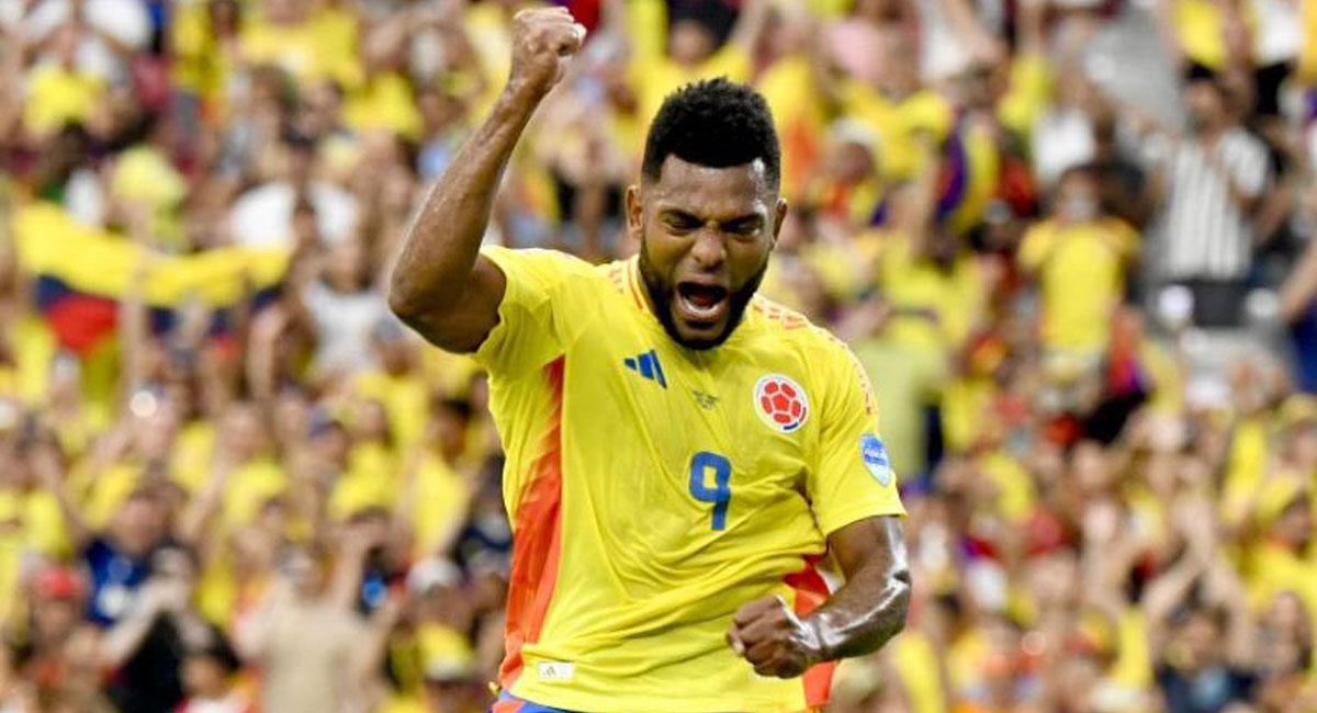 Miguel ángel Borja es uno de los delanteros a las órdenes de Néstor Lorenzo en la selección Colombia. Foto: Twitter FCFSeleccionCol