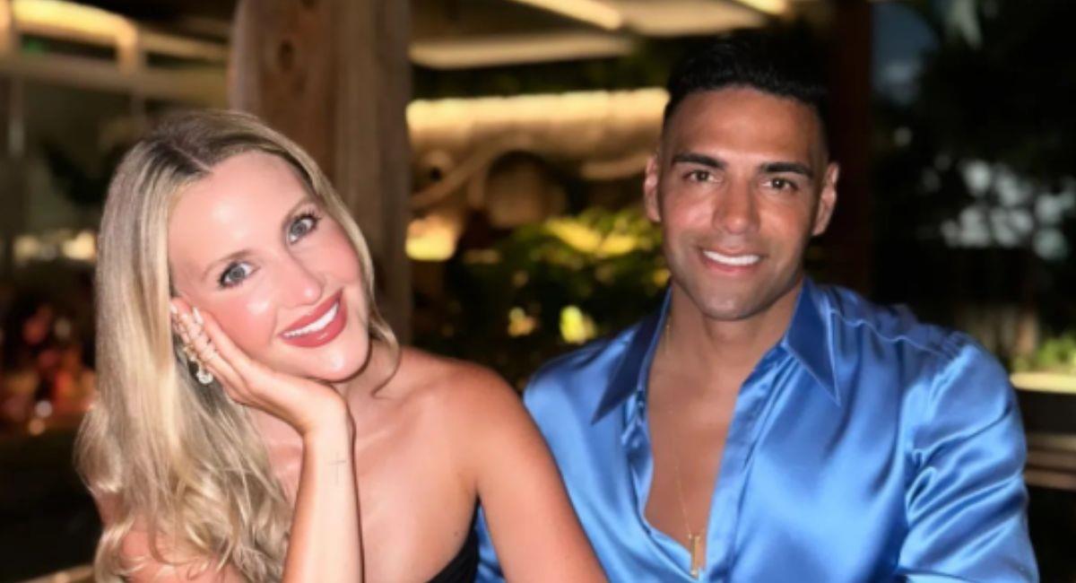 Falcao en su cuenta de Instagram con Lorelei. Foto: Instagram @falcao