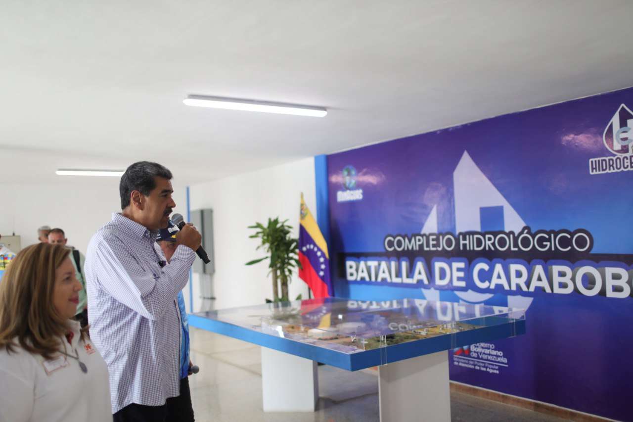 Maduro livre le complexe hydrologique « Batalla de Carabobo » réhabilité