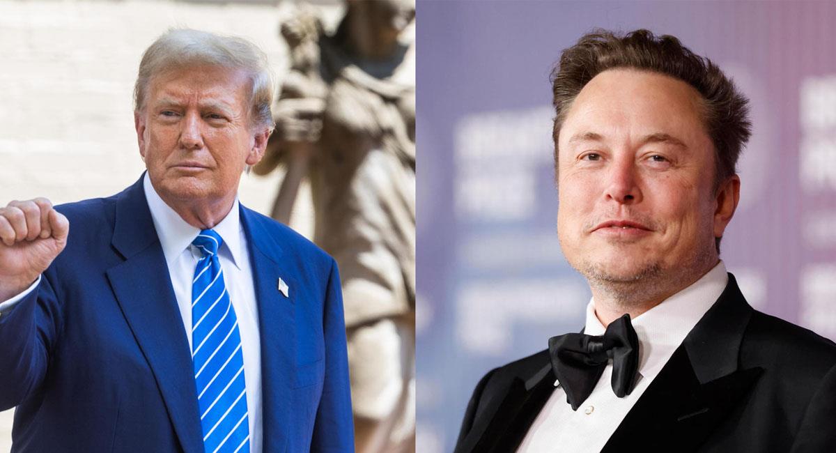 Donald Trump concedió una entrevista a Elon Musk y admitió que la inmigración ilegal le salvó la vida. Foto: EFE