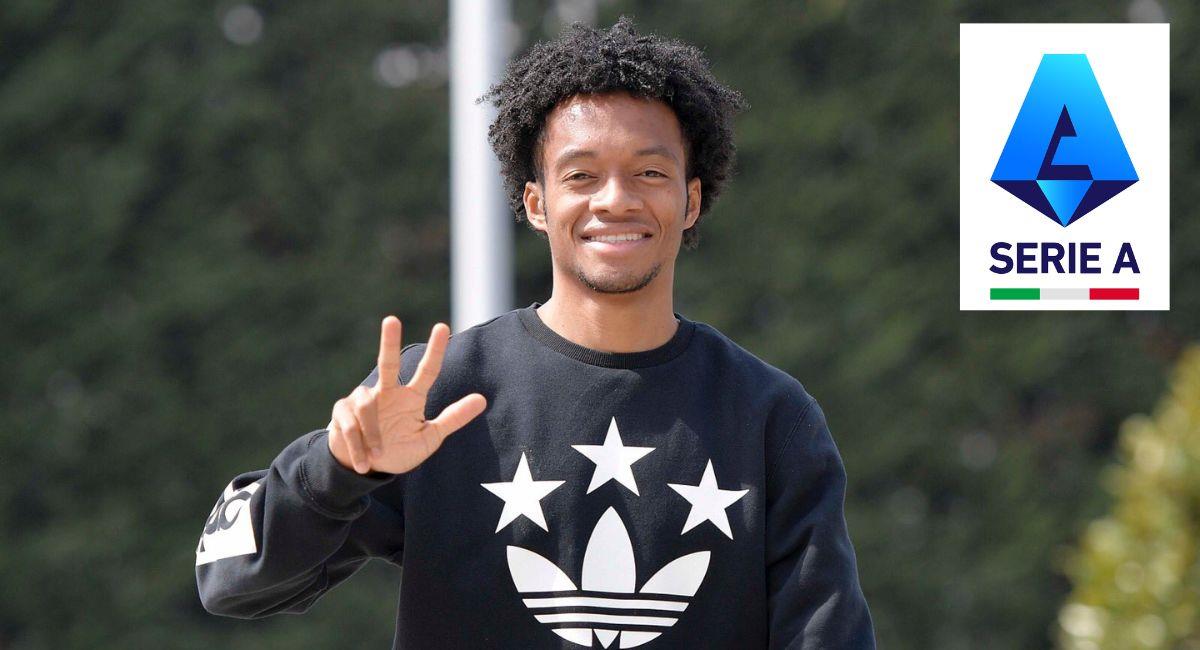 El equipo de la Serie A que sueña con fichar a Cuadrado. Foto: Twitter @Cuadrado / @SerieA