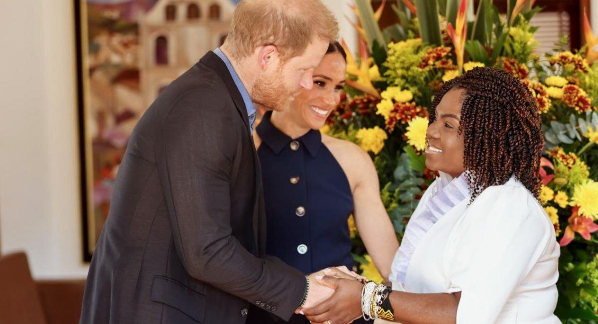 Los duques de Sussex visitan Colombia. Foto: Twitter @ViceColombia