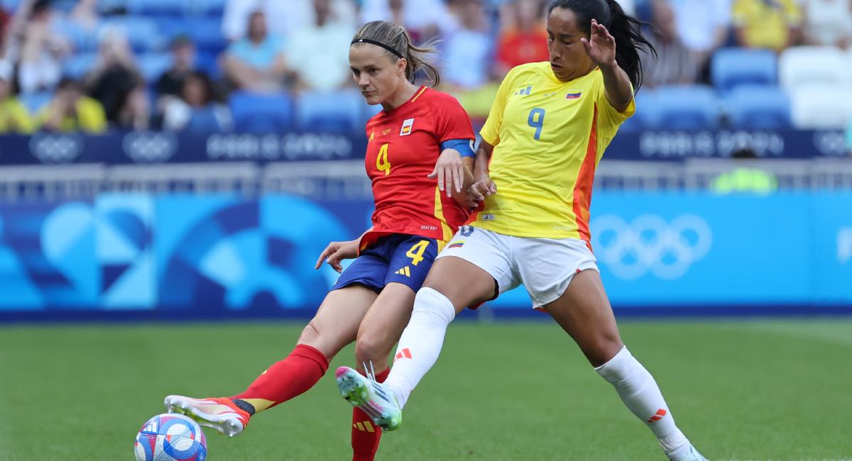 Colombia chocó con España en el fútbol olímpico. Foto: EFE
