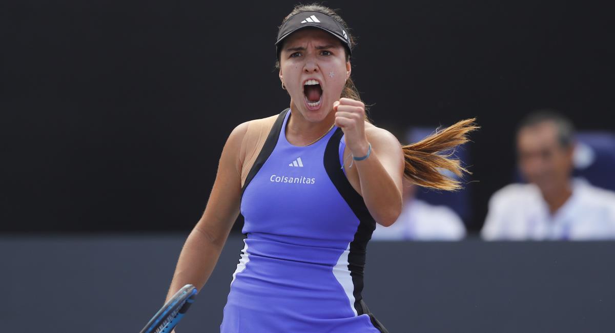 Camila Osorio venció a Kamilla Rakhimova, en México. Foto: EFE