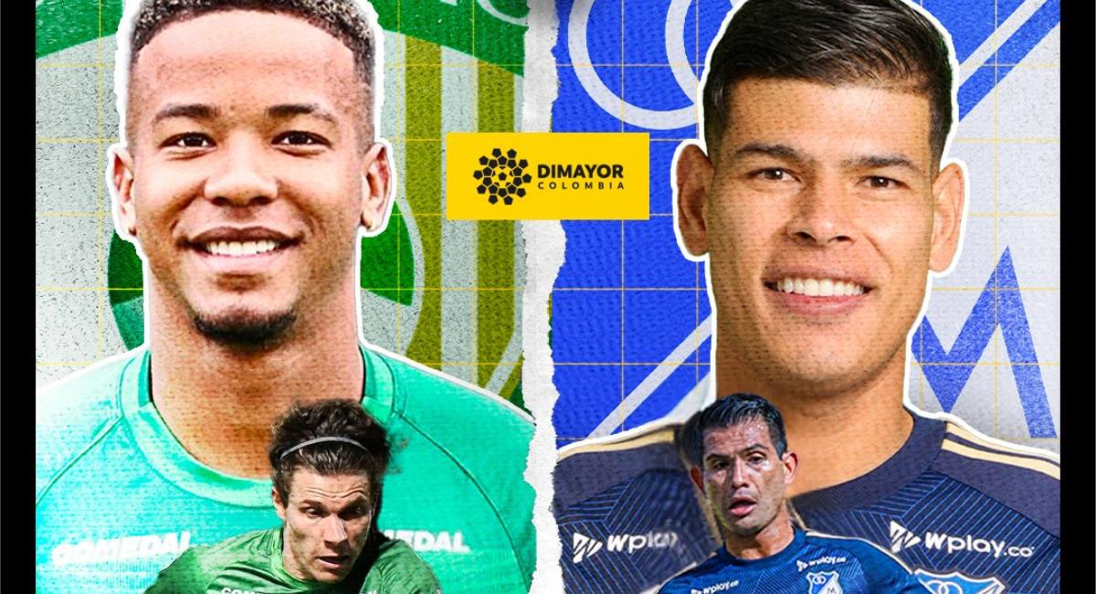 Equidad y Millonarios chocan en Techo. Foto: Twitter @Dimayor