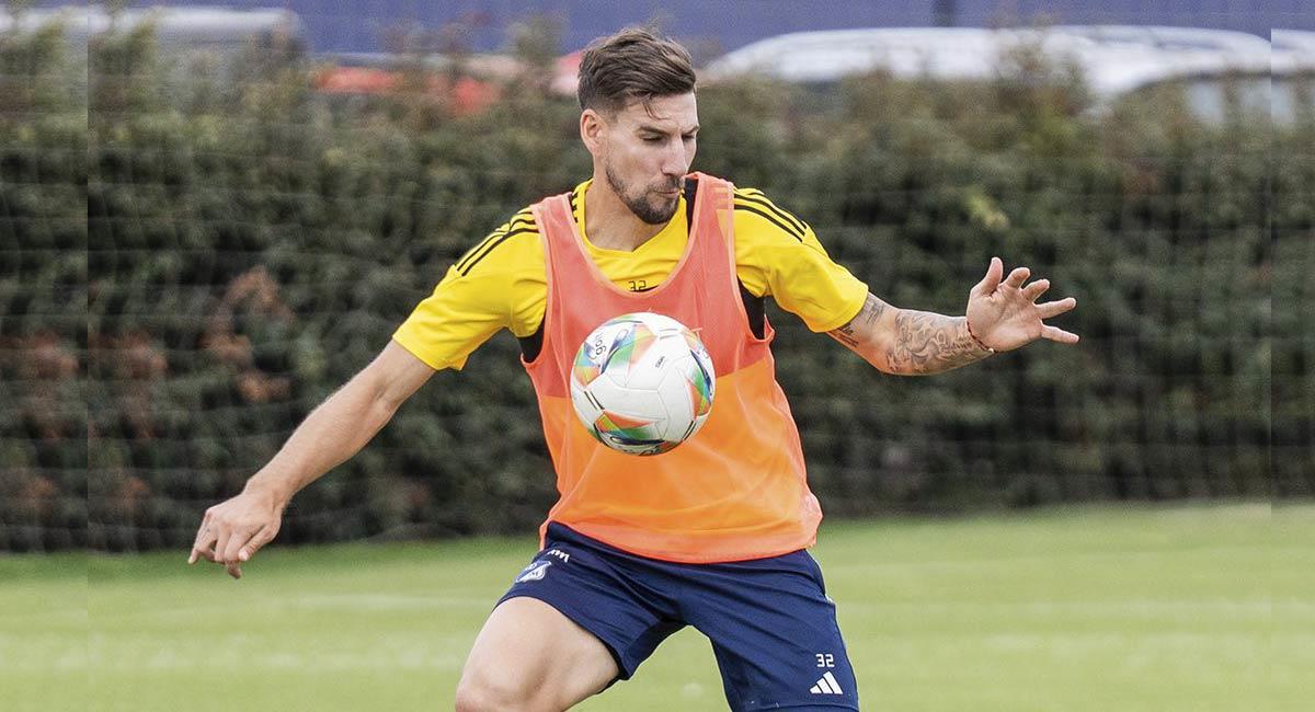 Santiago Giordana no fue convocado al partido ante Once Caldas, pese a estar en forma y ser dado de alta por el cuerpo médico. Foto: Twitter @MillosFCoficial