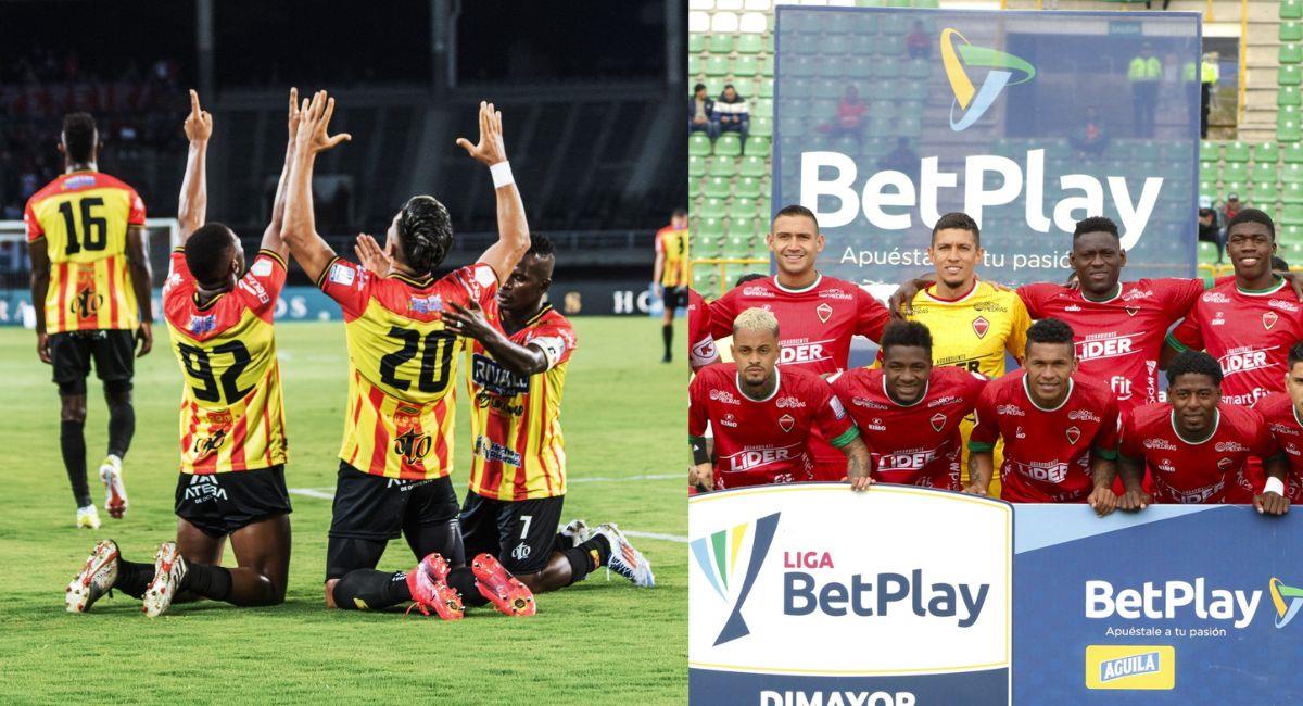 Pereira y patriotas se enfrentan por la fecha 11 en la liga colombiana. Foto: Twitter @Patriotas_Boy / deportivopereira.com