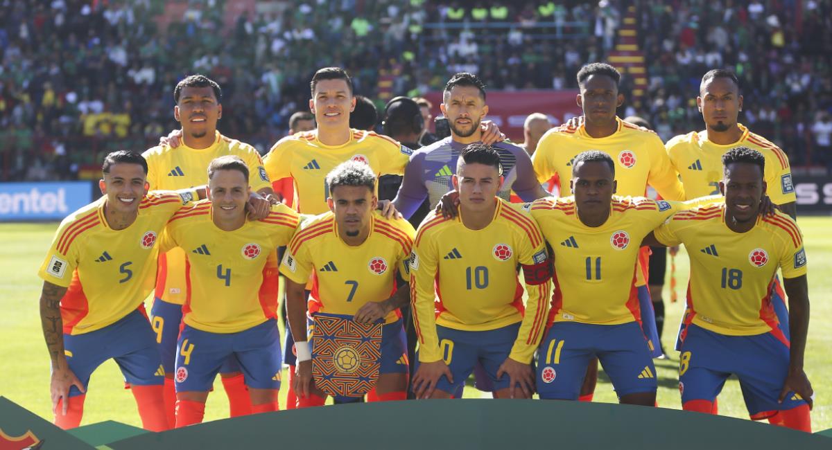 Colombia cayó en su visita a Bolivia. Foto: EFE