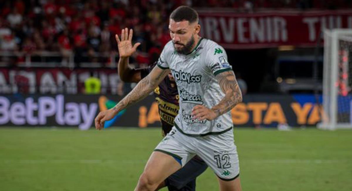 Deportivo Cali gozó con América en la previa, pero perdió la ida por los cuartos de la Copa BetPlay. Foto: Twitter @AsoDeporCali