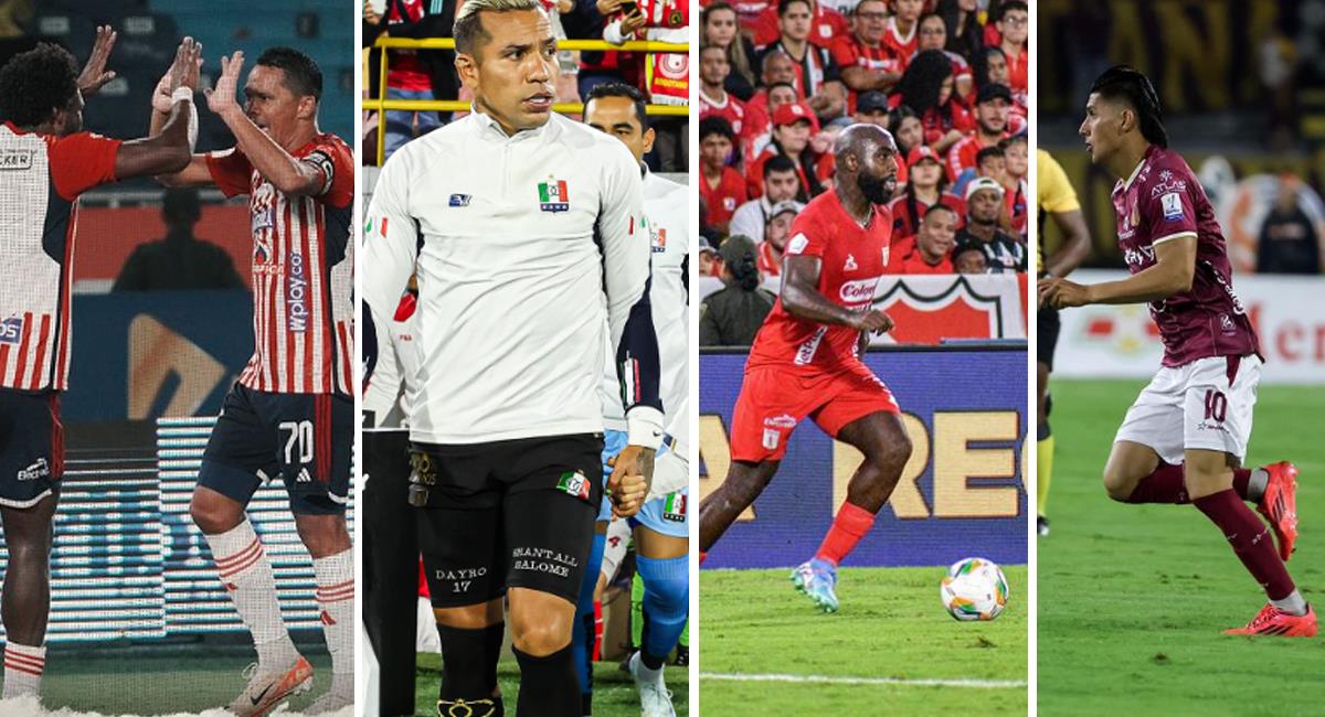 Así se jugarán los cruces del cuadrangular B este jueves de la Liga Betplay 2024 II. Foto: Instagram cdtolima / juniorclubsa/ americadecali/ oncecaldas