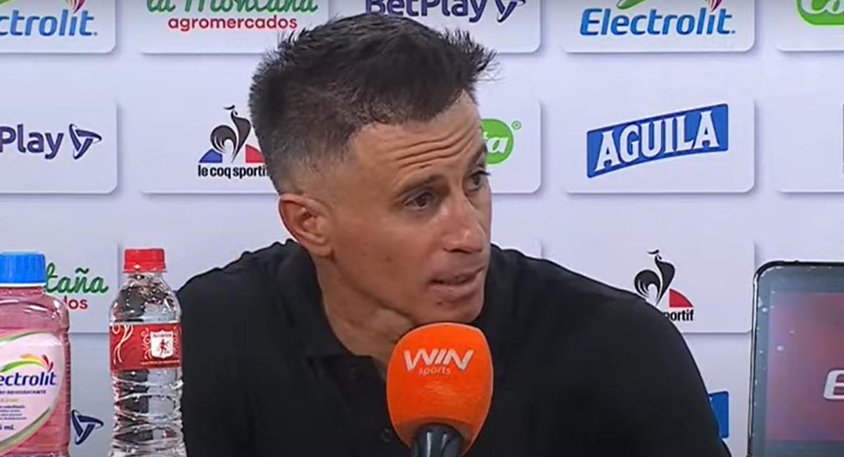 Pablo Peirano DT de Santa Fe. Foto: Youtube Dimayor