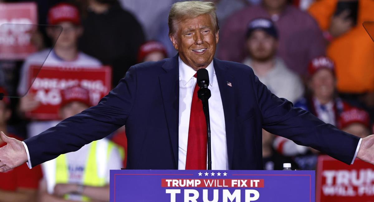Donald Trump despierta ánimos en sus seguidores y temor en sus detractores. Foto: EFE