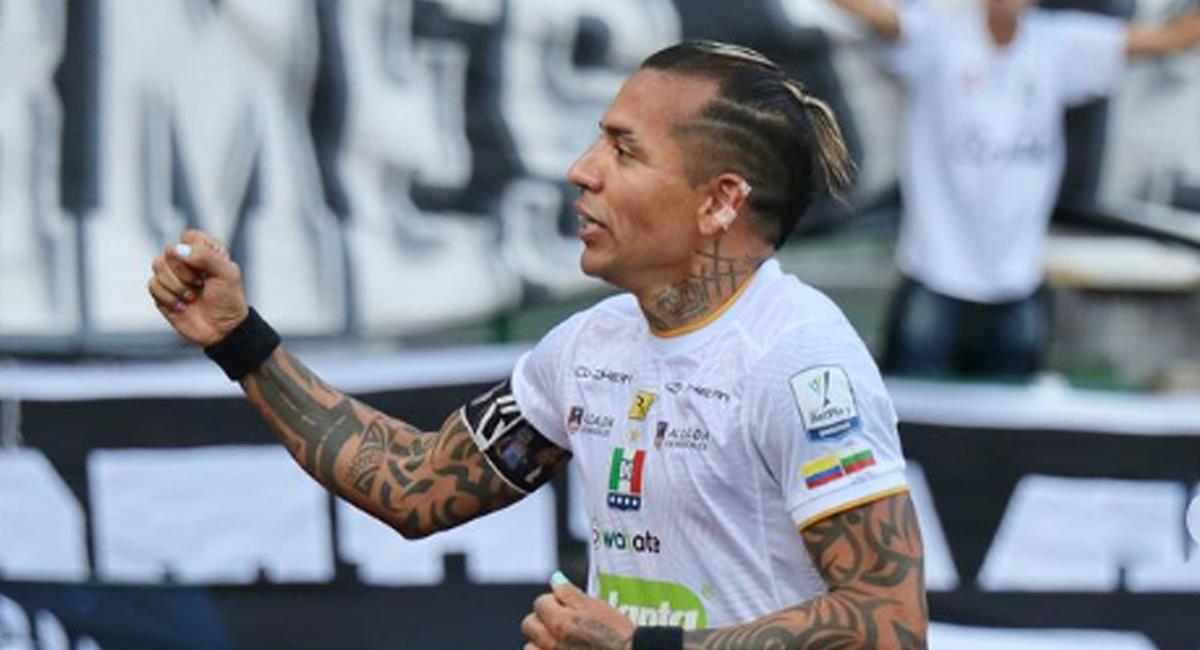 Dayro Moreno delantero del Once Caldas. Foto: Instagram @oncecaldasoficial
